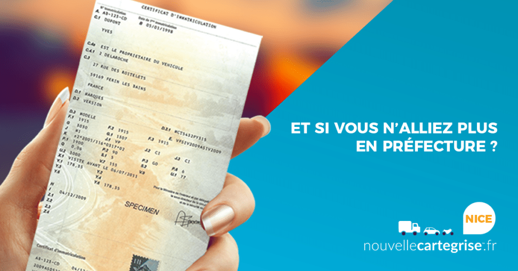 Carte grise nice