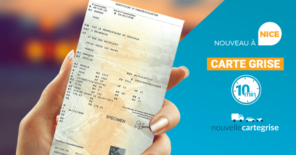 Carte Grise à Nice