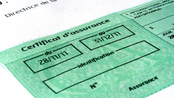 Attestation d’assurance auto