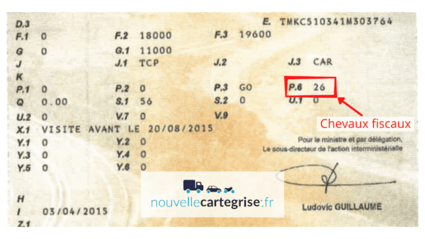 lecture carte grise