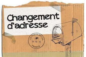 changement d'adresse suivi de courrier