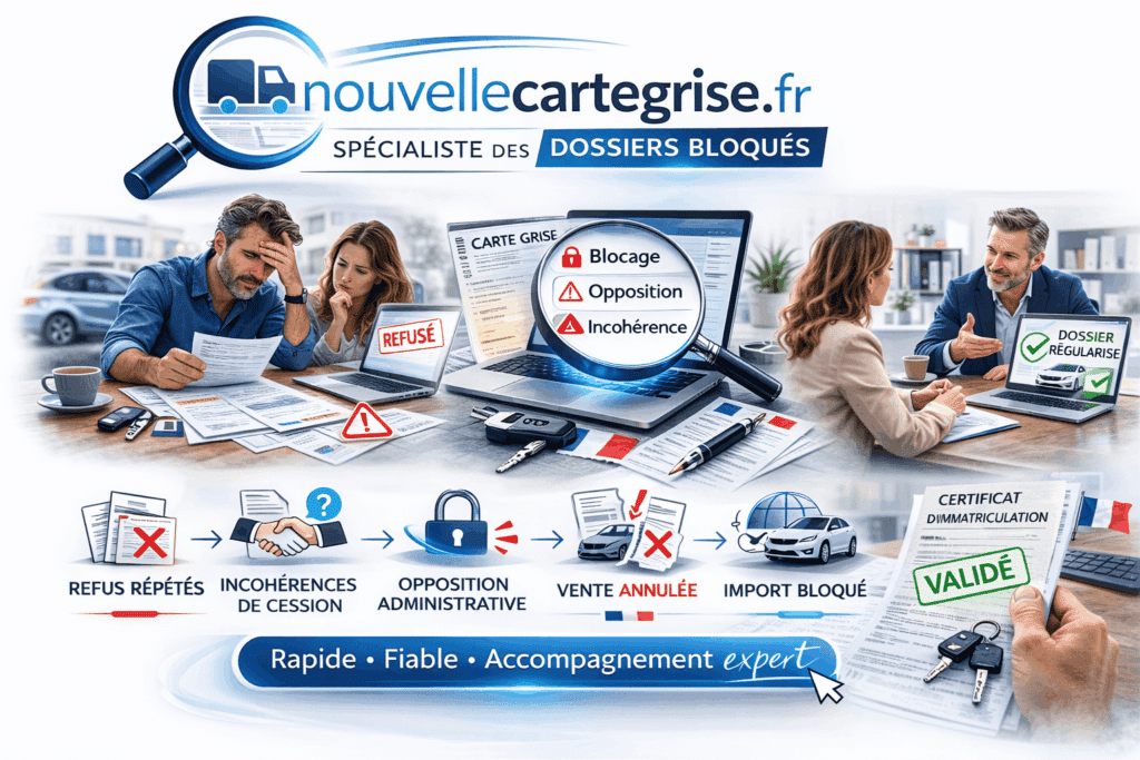démarche carte grise bloqué ants